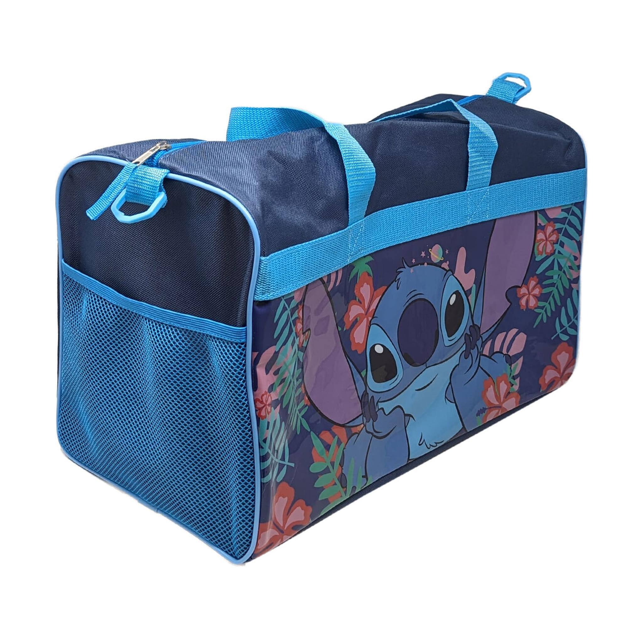 Alt View 4. Disney - Disney Lilo & Stitch Duffle Bag | 18" x 10" x 11" - Blue.