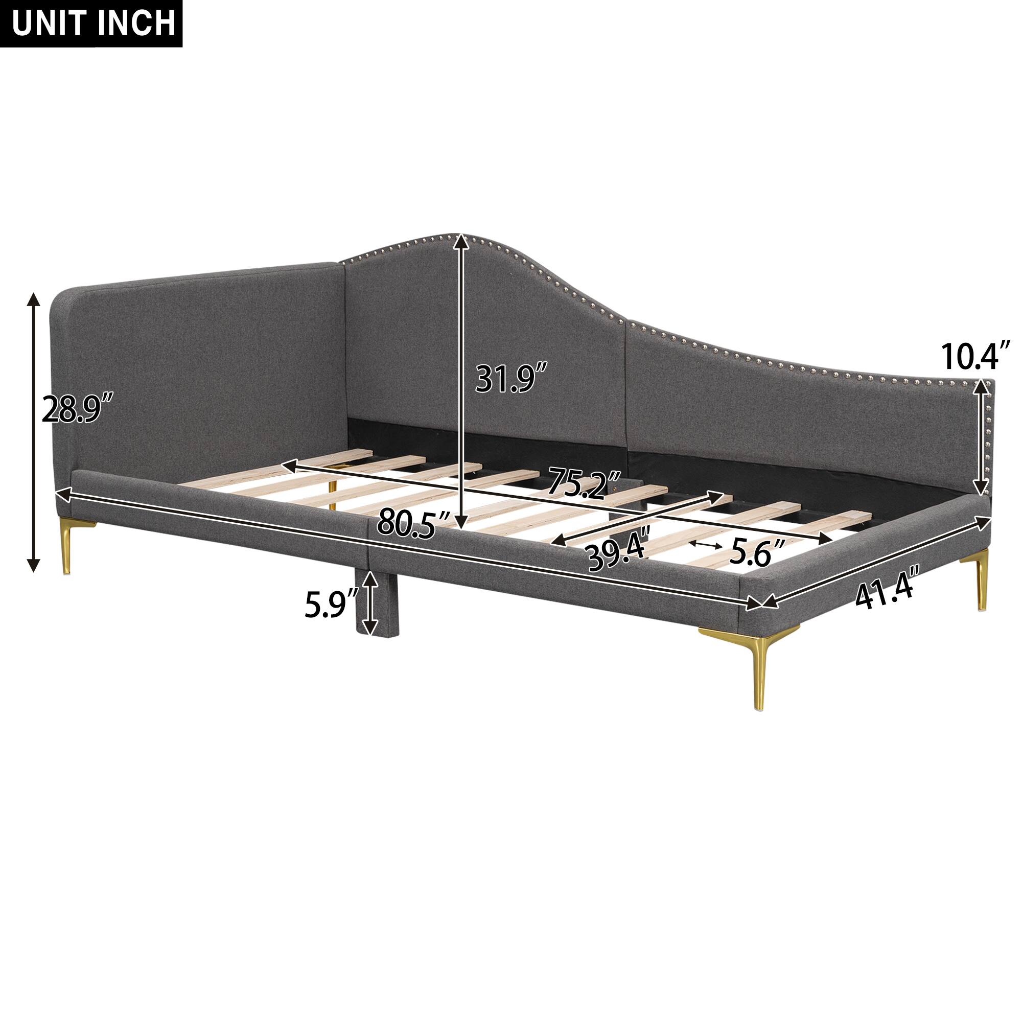 UNIT INCH

- 28.9"
- 31.9"
- 75.2"
- 80.5"
- 39.4"
- 5.9"
- 5.6"
- 10.4"
- 41.4"