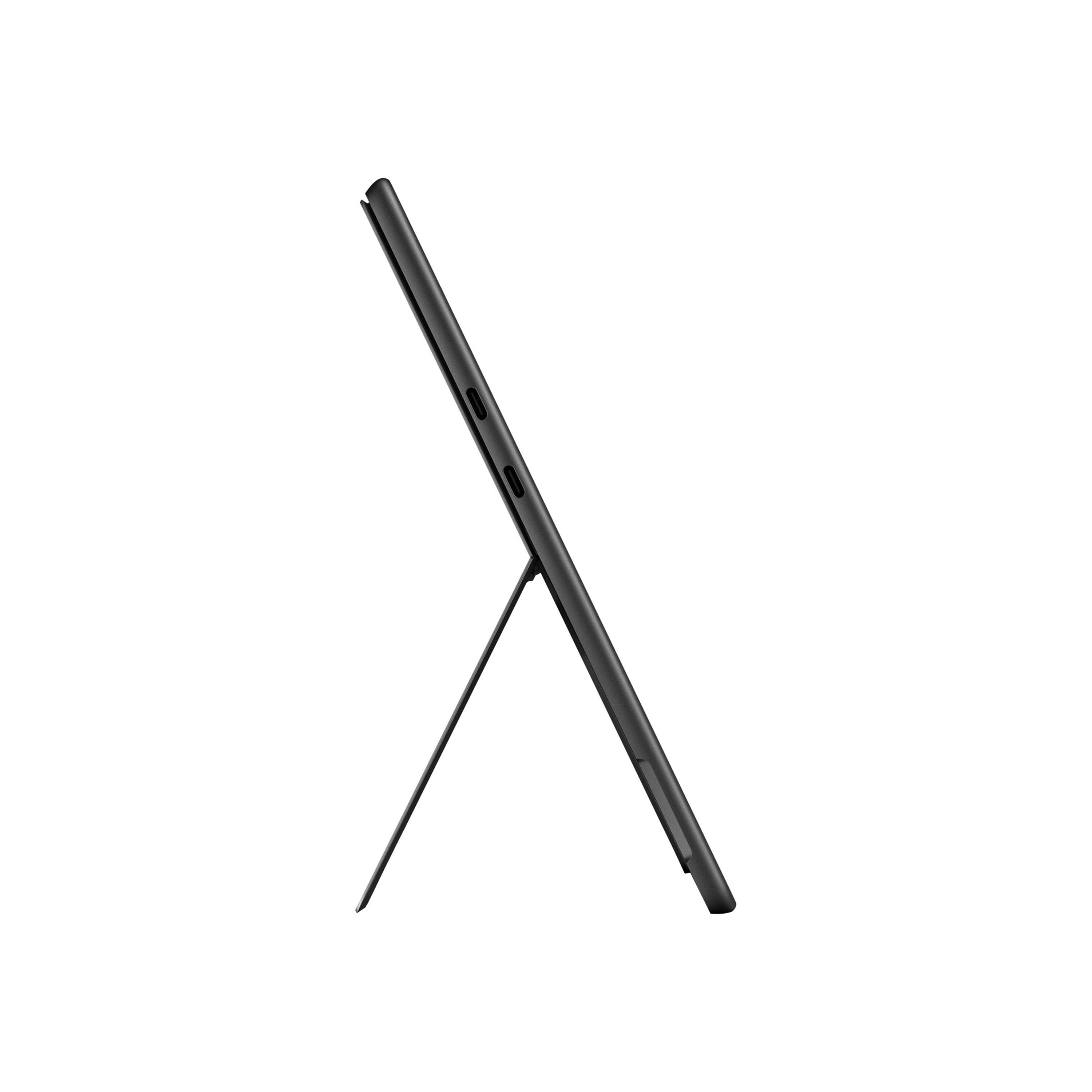 Angle. Microsoft - Surface Pro 9 13" Tablet 1TB WiFi 3.5GHz, Graphite - Gray.