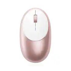 Front. Satechi - M1 Wireless Mouse with Rechargeable Type C Port, Bluetooth Mouse for MacBook, Mac Pro, iMac, Mac Mini, iPad, and Windows - Rose Gold.