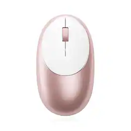 Satechi - M1 Wireless Mouse with Rechargeable Type C Port, Bluetooth Mouse for MacBook, Mac Pro, iMac, Mac Mini, iPad, and Windows - Wireless - Rose Gold