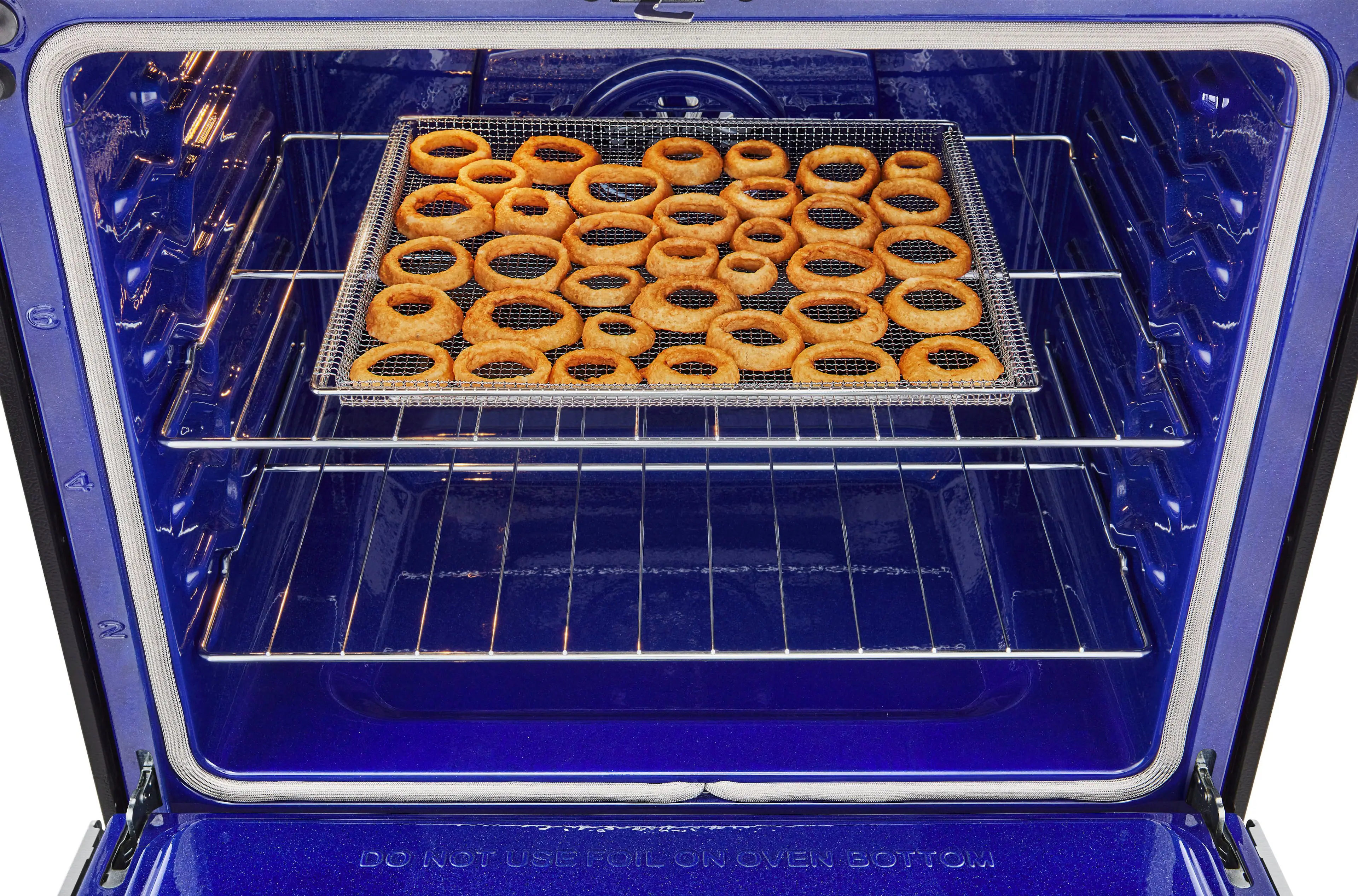 Do not use foil on oven bottom.