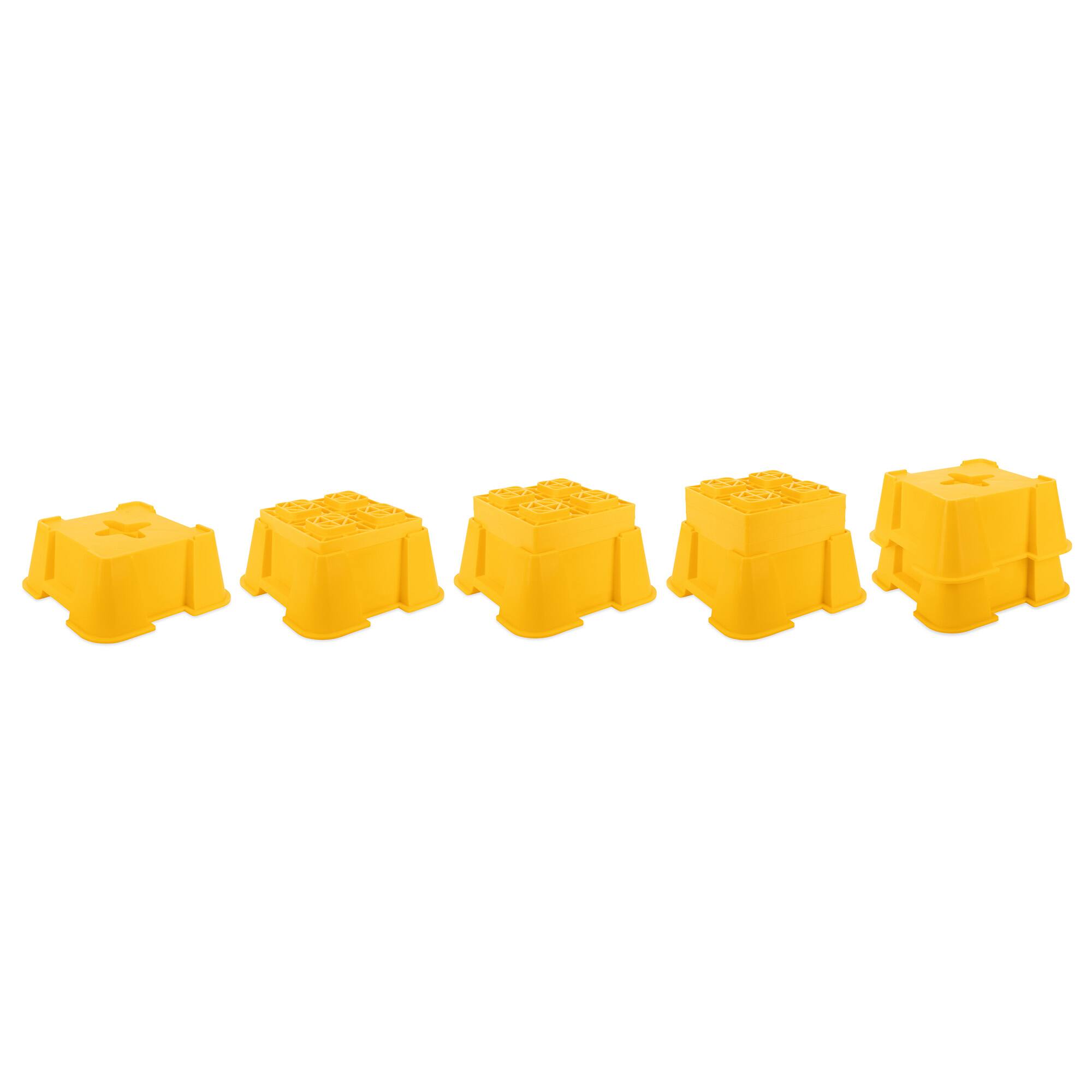 Alt View 2. Camco - Camco FasTen Big Blocks RV Stabilizing Jack Supports with T-Handle, 2-Pack.