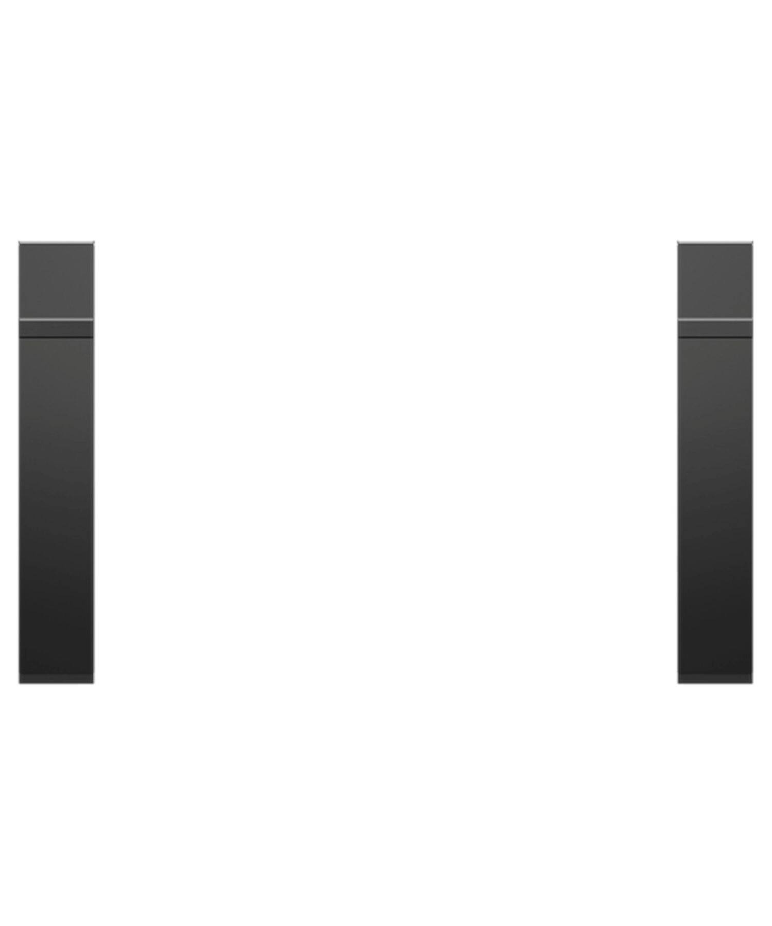 Front. Fisher & Paykel - 30" Contemporary Trim Kit, Black for EB24DSXBB1 only - Black.