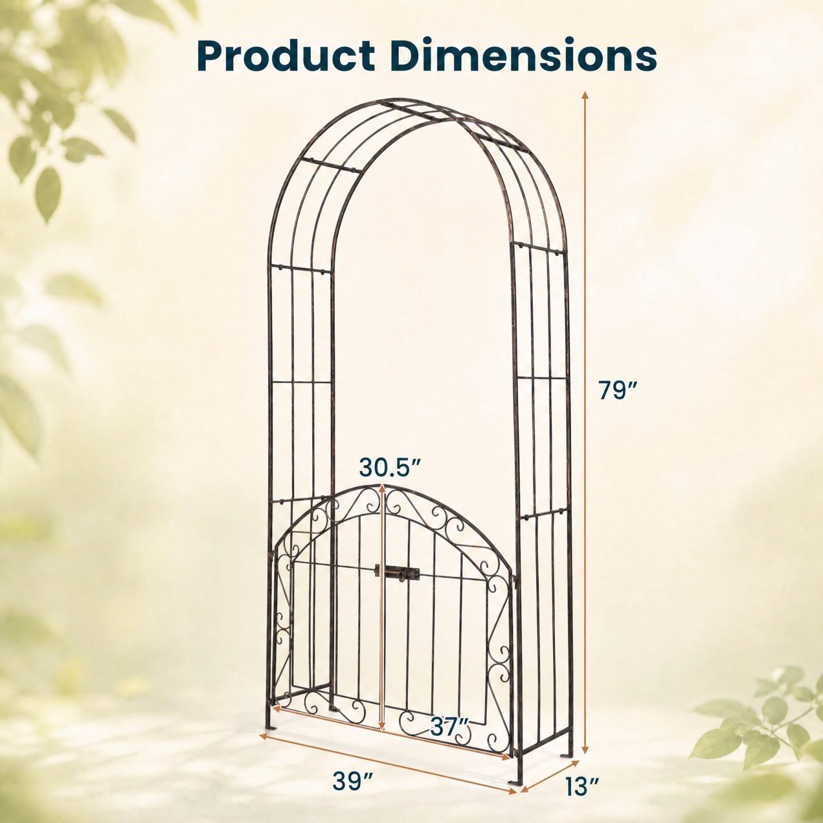 Product Dimensions
79"
30.5"
37"
39"
13"