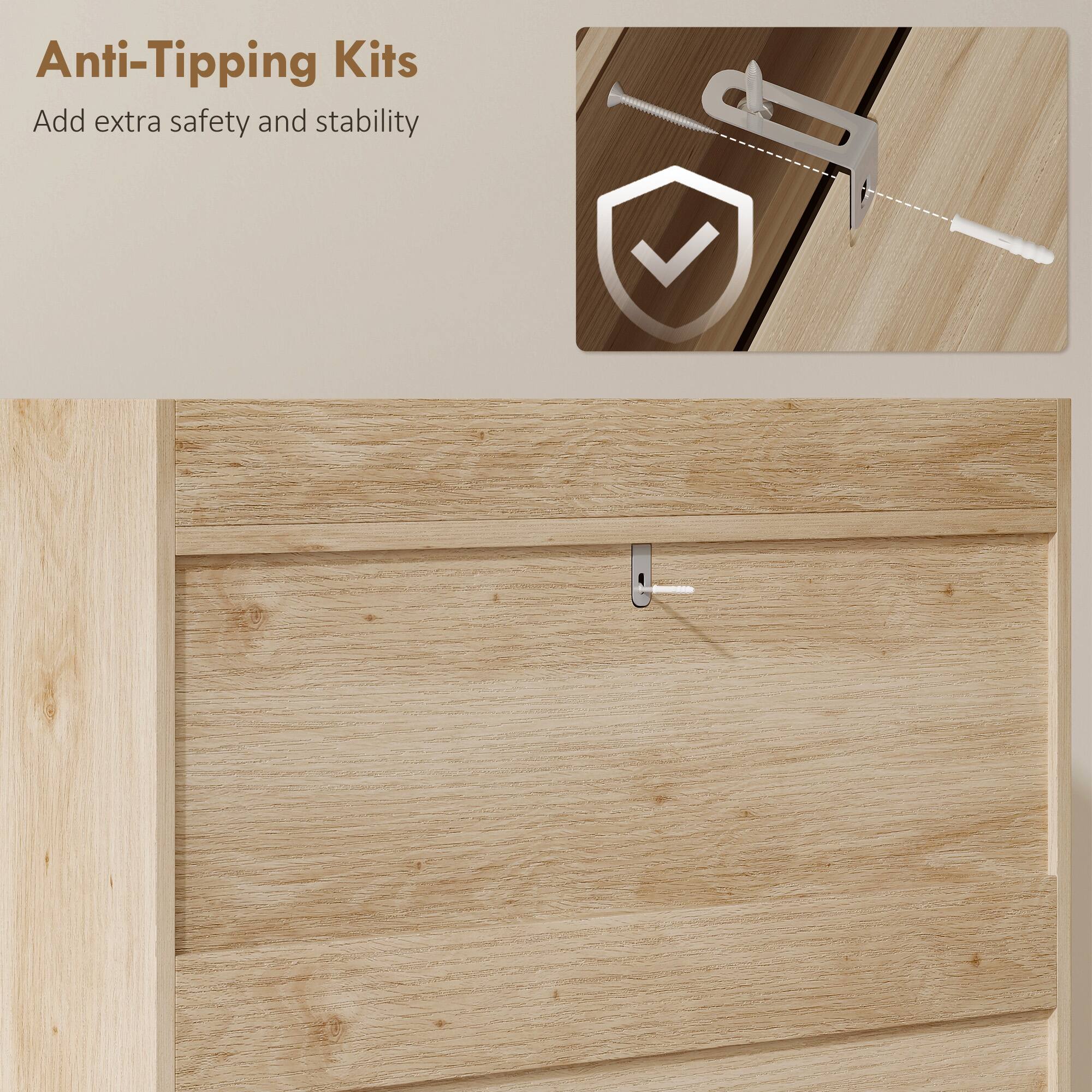 Anti-Tipping Kits  
Add extra safety and stability