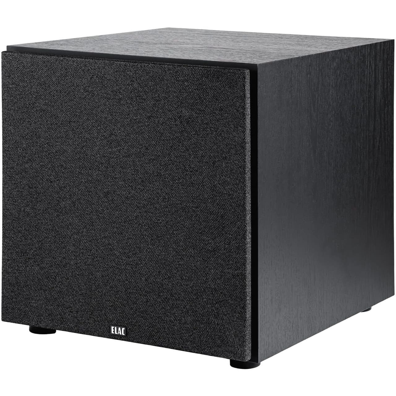 ELAC - Debut 3.0 - DS123-BK 12" 400W Powered Subwoofer with High-Efficiency Class D Amplifier and Custom Driver - Black