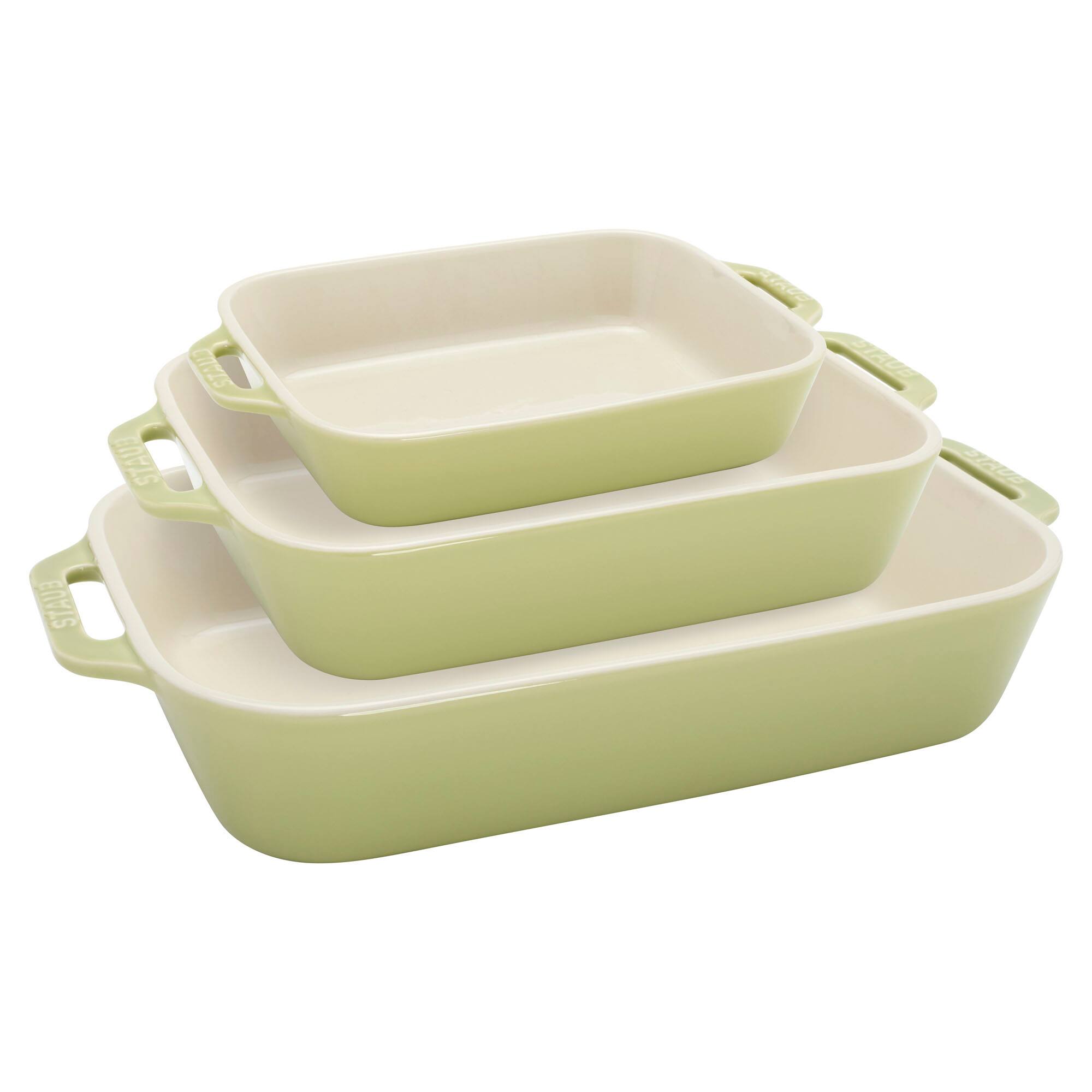 3-Pc Rectangular Baking Dish Set - Thumbnail 2
