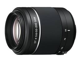Sony - SAL 55-200mm f/4.0-5.6 DT SAM Lens (International Model) - Black