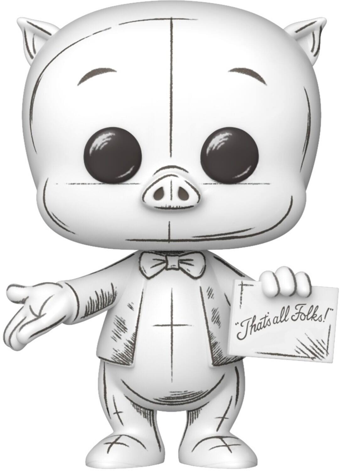 Funko POP! Animation: Looney Tunes - Porky Pig, Sketched - COLLECTIBLES