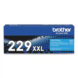Brother - TN229XXLC 4,000 Page-Yield Super High-Yield Toner - Cyan
