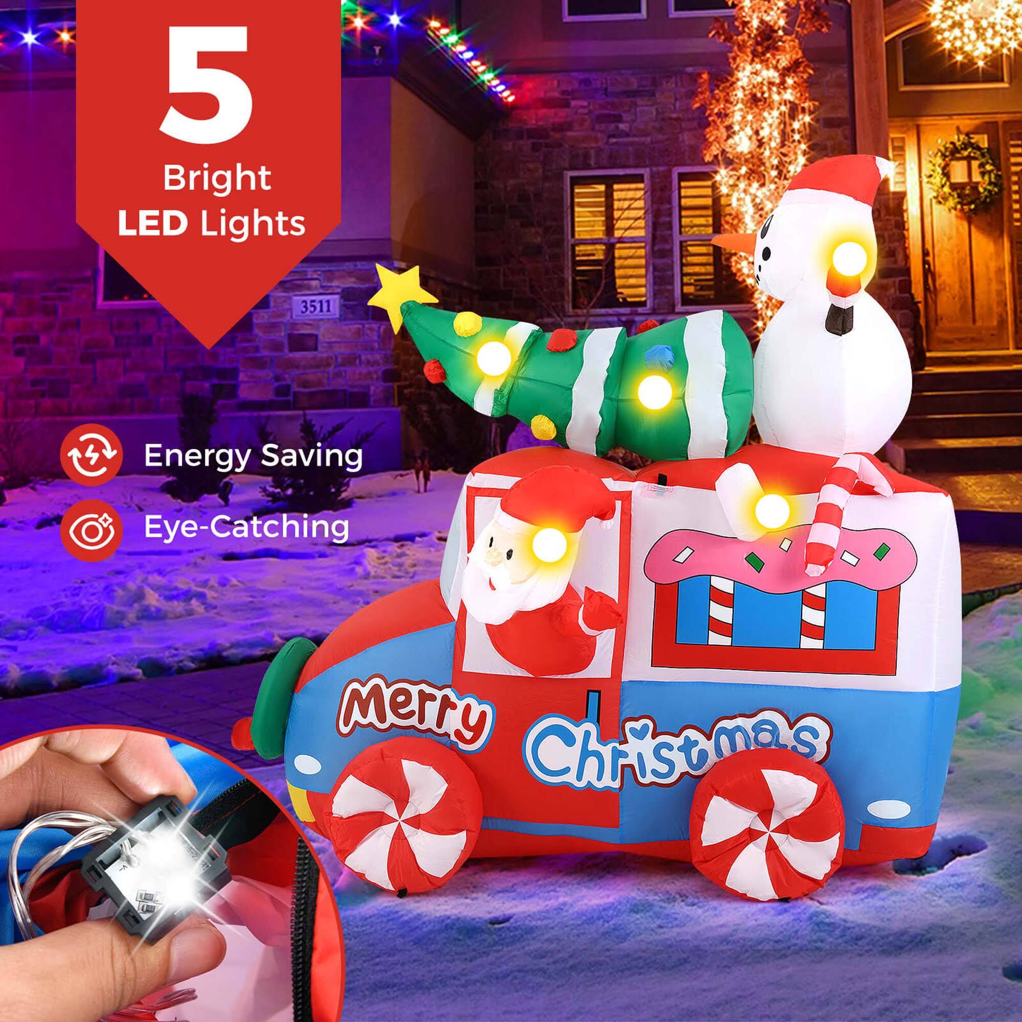 5 Bright LED Lights, 3511, Energy Saving, Eye-Catching, Merry Christmas