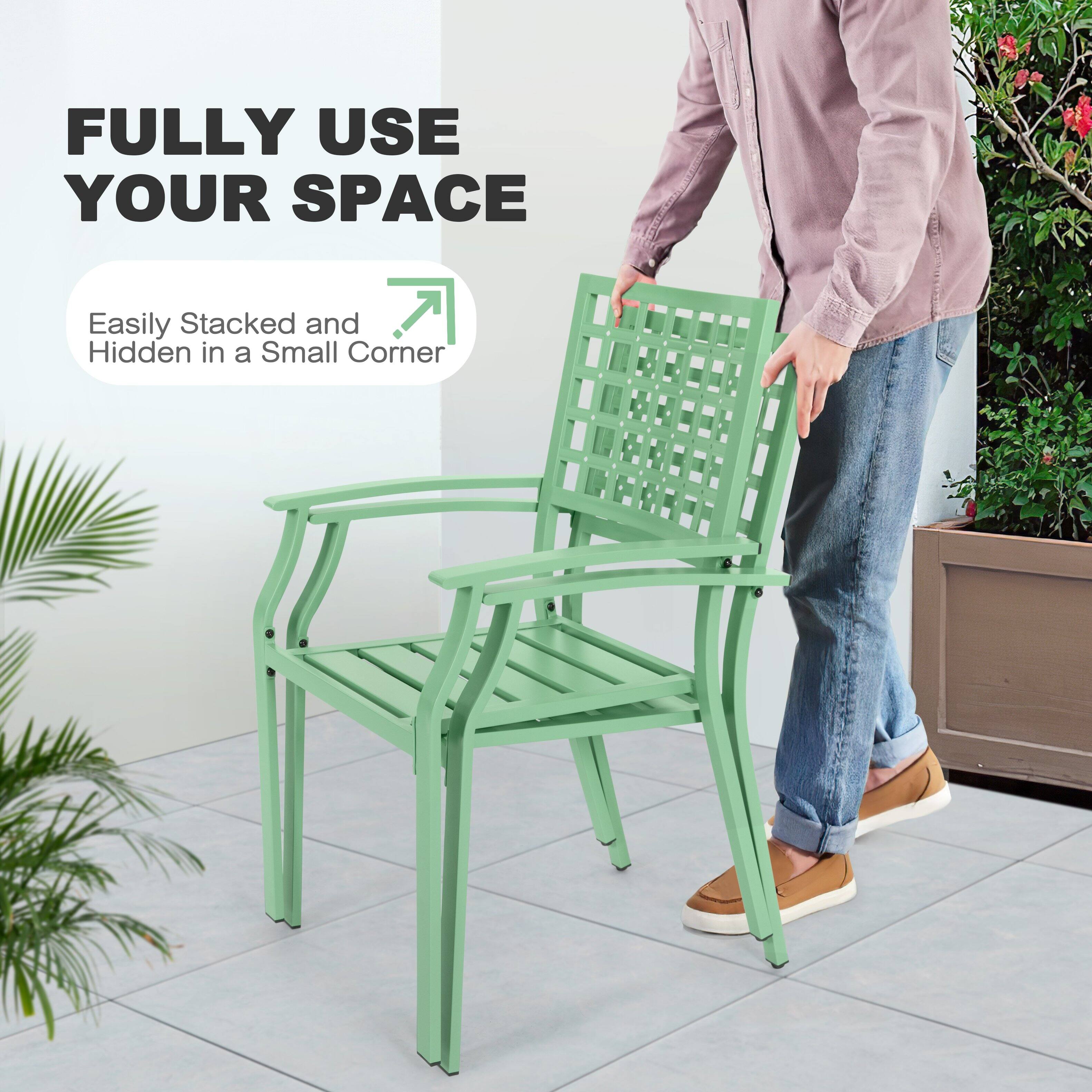 FULLY USE YOUR SPACE  
Easily Stacked and Hidden in a Small Corner