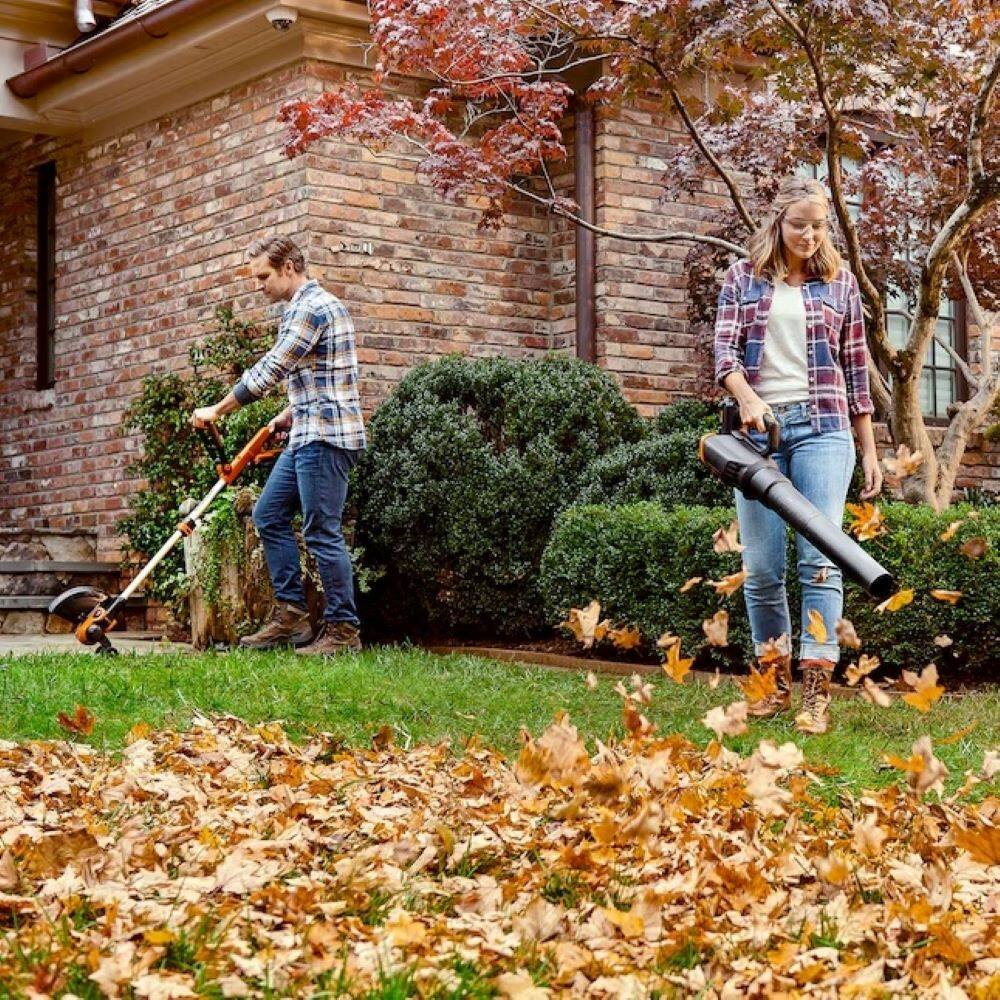 Alt View 2. WORX - WORX WG929 20V Trimmer & Blower Combo - Black.