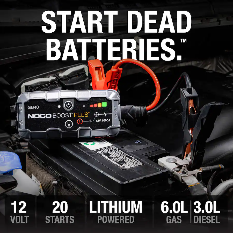 NOCO Boost GB40: 1000A UltraSafe Jump Starter – 12V Portable Lithium ...