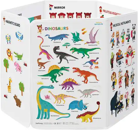 CT MAGNETIC BOARD Ee DINOSAURS FRUITS & VEGET SAYHOUSE Hattung MUSICAL INSTRUMENTS Mososourus Quetzolcootus Giganotosourus Allosaurus Oviraptor Velociraptor Spinosourus Tyrannosourus Stegosourus iguanodon Pioteosourus Tricerotops Brachiosourus Ankylosaurus hattung CE IE