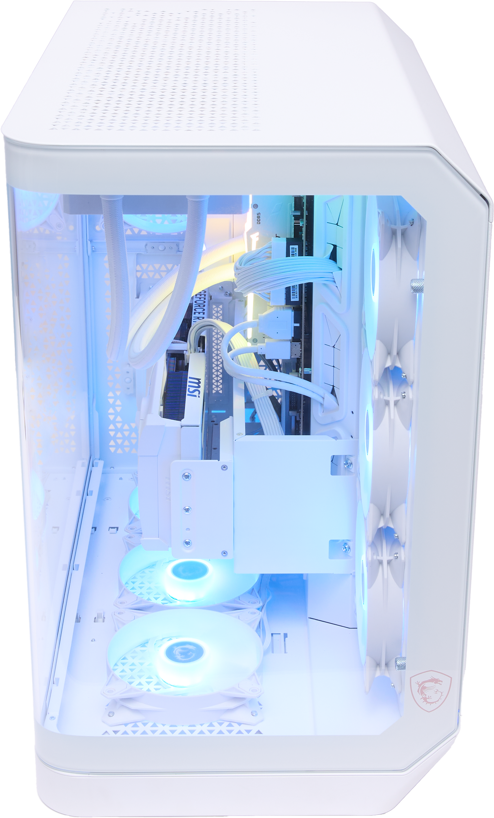 MSI Vision ZS Gaming Desktop R9 9950X3D 32GB Memory NVIDIA GeForce