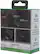 NEXT USB PASS-THRU PORT EXTENDED SYSTEM BUTTON WITH IR PASS THRU TWO 1200 mAh RECHARGEABLE BATTERY PACKS PASS THRU USB PORT 2 X 1200 mAh RECHARGEABLE BATTERY PACKS COMPATIBLE WITH XBOX SERIES X S CONTROLLER SLIDE IN BATTERY BAYS FOR QUICK INTEGRATED CHARGING OVERLOAD XBOX' SERIES X COMPATIBLE WITH PROTECTION XBOX* SERIES S XBOX'ONE ONE X XBOX'ONE S SCAN QR CODE FOR SETUP GUIDE & MORE 1 YEAR LIMITED WARRANTY AGAINST DEFECTS IN MATERIALS AND WORKMANSHIP