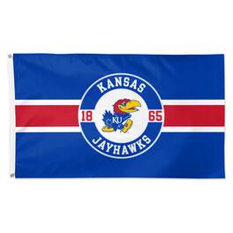 WinCraft - Kansas Jayhawks 3' x 5' Applique Flag - Multicolor