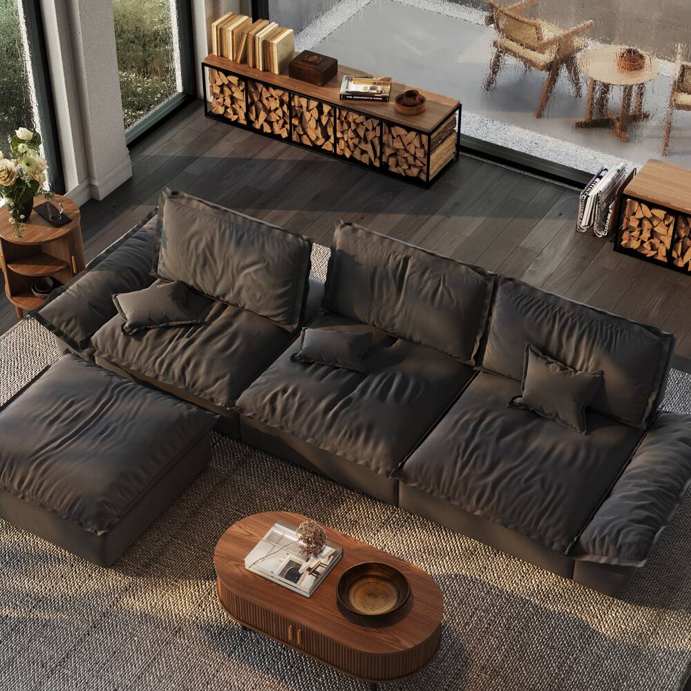 Gray Suede Fabric
