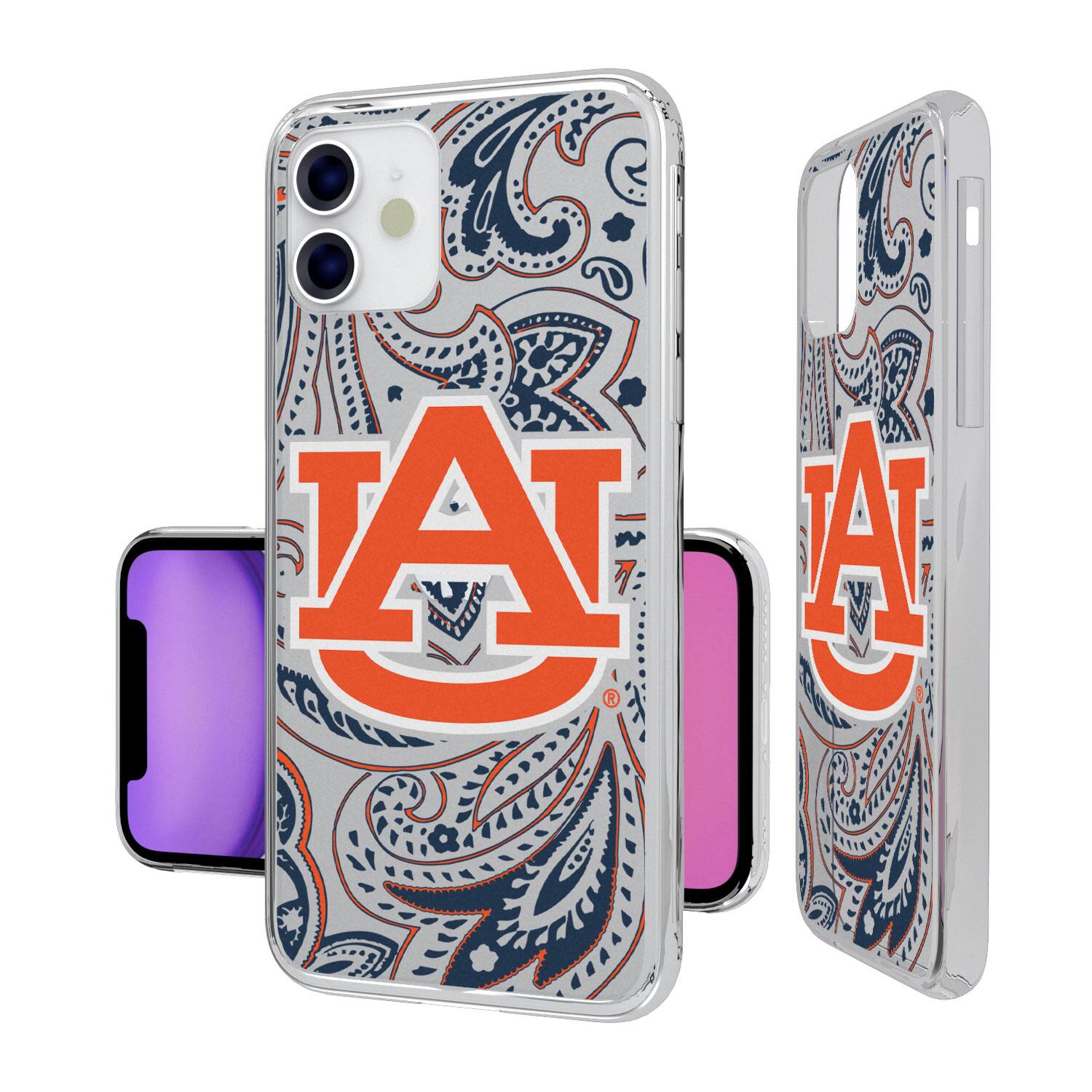 Keyscaper - NCAA - Auburn Tigers iPhone Paisley Design Clear Case - 13 mini - Multicolor price history on PriceWatchPro