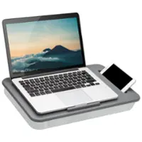 LapGear - Sidekick Lap Desk for 15.6" Laptop - Gray Herringbone - Front_Zoom