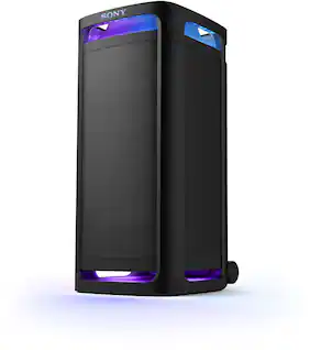 Front. Sony - ULT TOWER 9 Wireless Party Speaker SRSULT900 - Black.