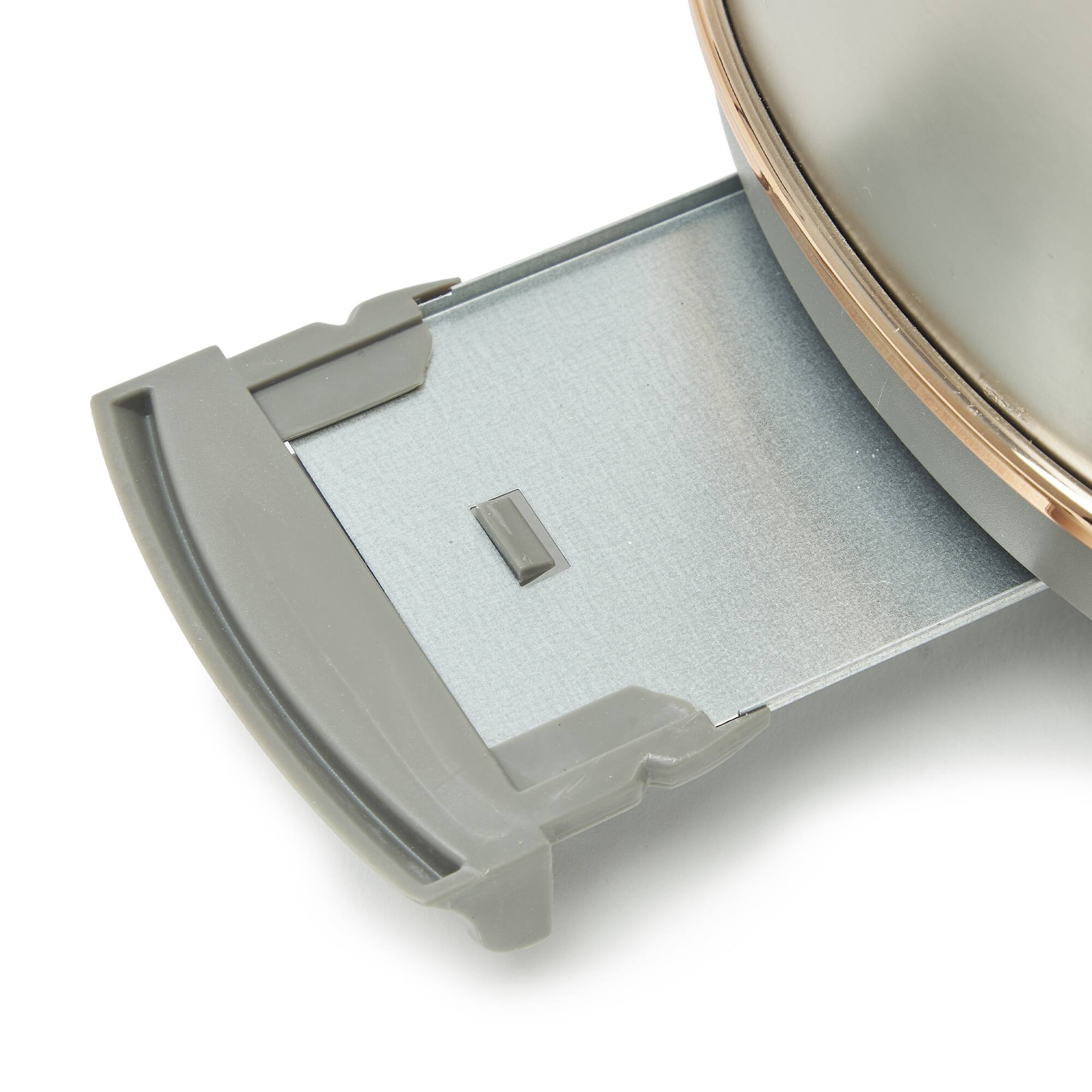 Alt View 8. Haden - Haden Heritage 12 Cup Coffee Maker & 2 Slice Wide Slot Toaster Set, Steel/Copper - Steel and Copper.