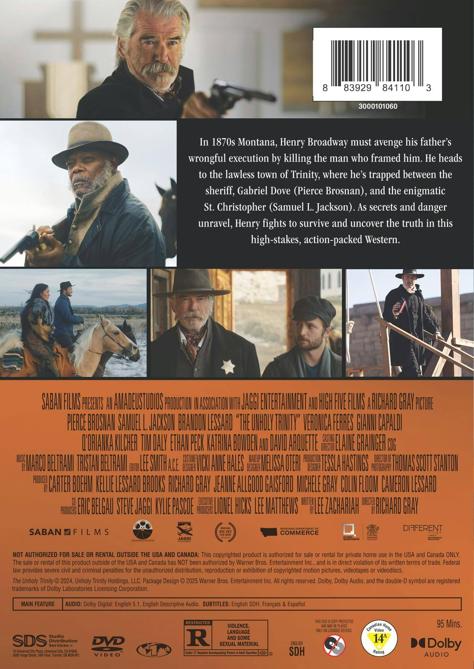 Back. The Unholy Trinity   - DVD.