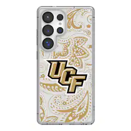 Keyscaper - NCAA - UCF Knights Paisley Galaxy Clear Case - S24 Ultra - Multicolor