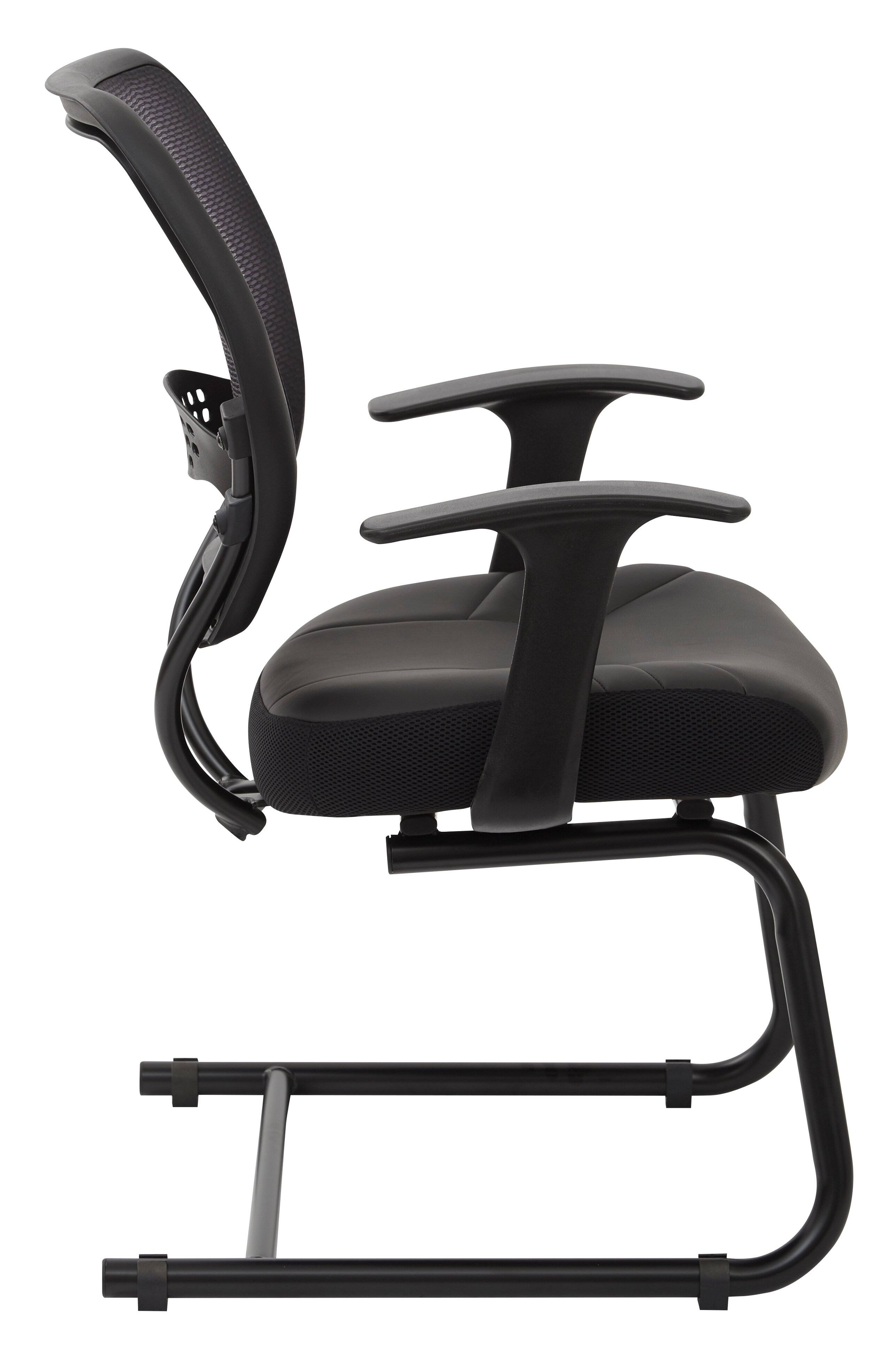 Left. Office Star Products - Professional Visitors Office Chair - Black.