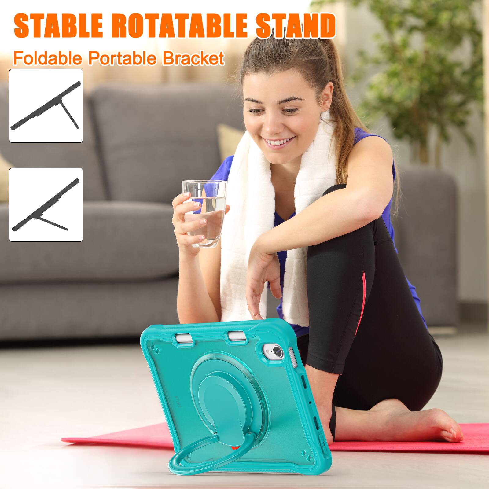 STABLE ROTATABLE STAND  
Foldable Portable Bracket