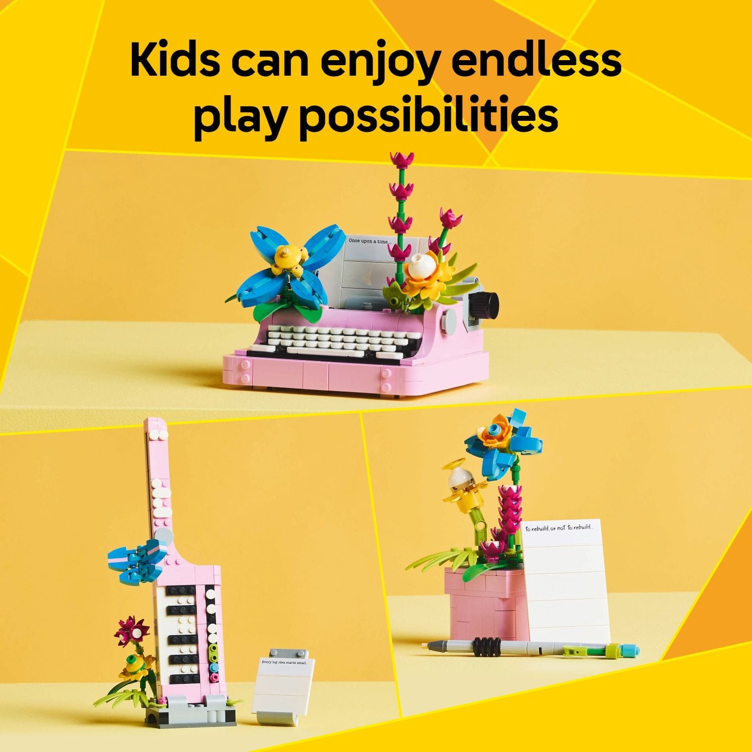 Kids can enjoy endless play possibilities.