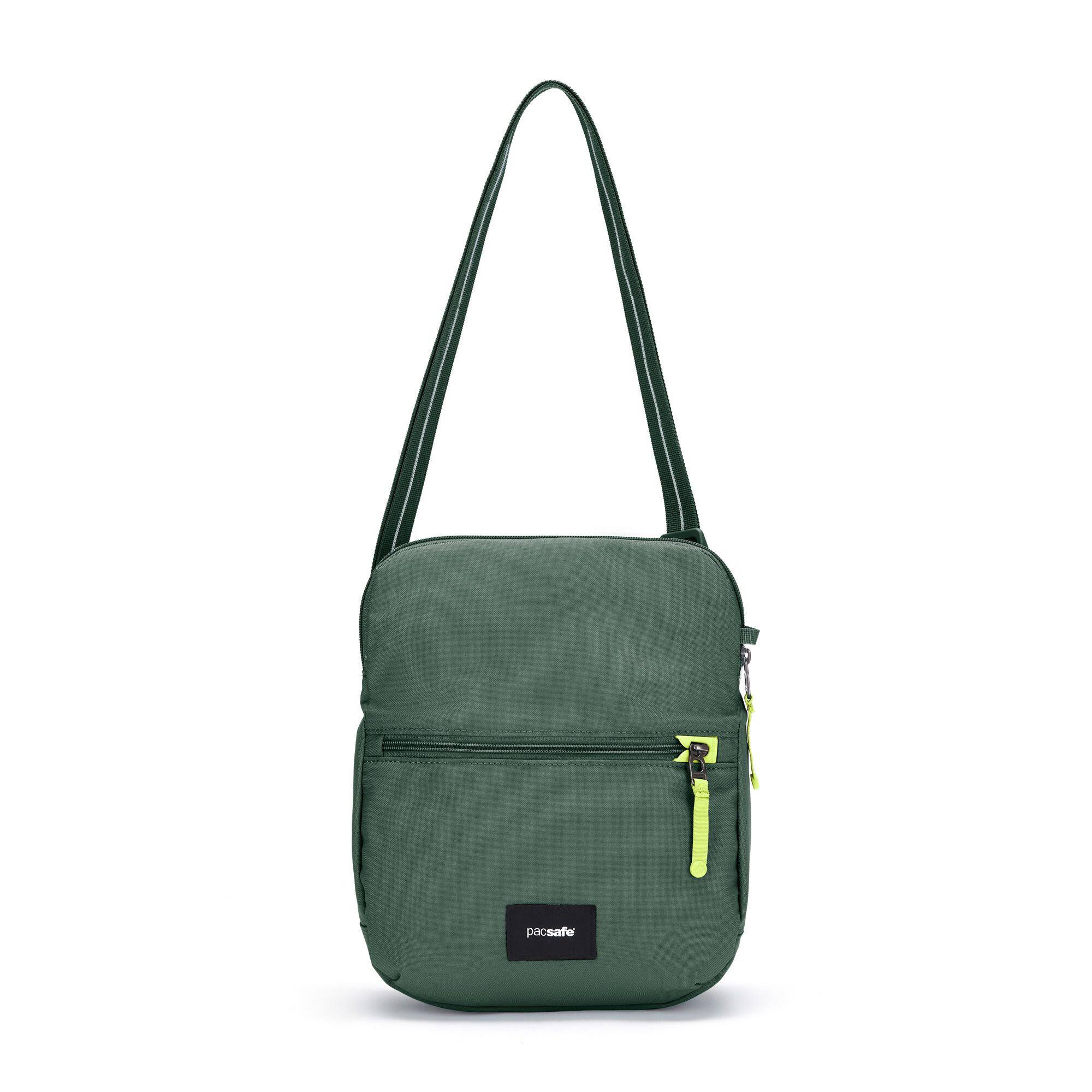 Alt View 5. Pacsafe - GO Saddle Crossbody - Spruce Green.