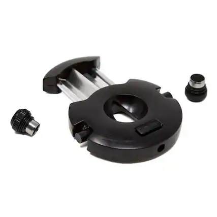 Front. Prestige - XoticEdge Xceed V-Cut Cigar Cutter (Black) - Black Finish.