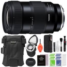Tamron - 17-50mm f/4 Di III VXD Lens for Sony E Mount w/ Advance Accessories & Travel Bundle | AFA068S-700 - Black