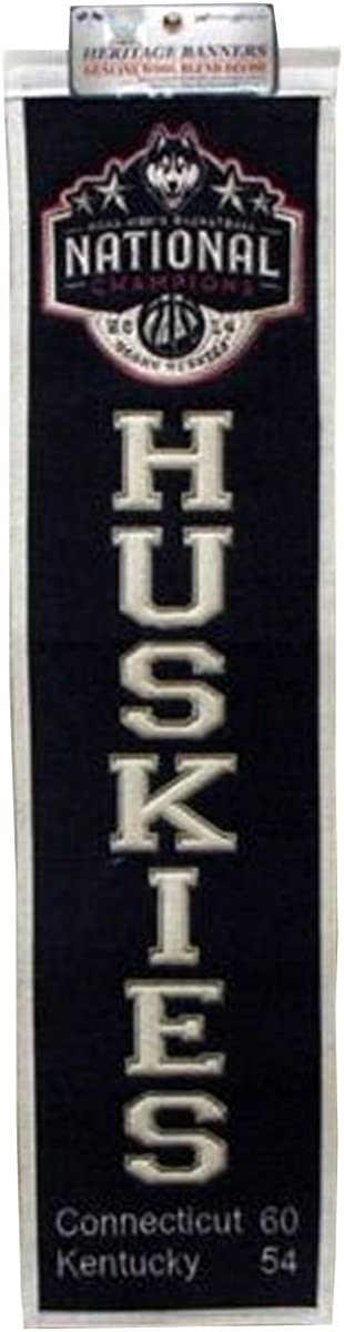 HERITAGE MANNERS  
NATIONAL CHAMPIONS  
HUSKIES  
Connecticut 60  
Kentucky 54