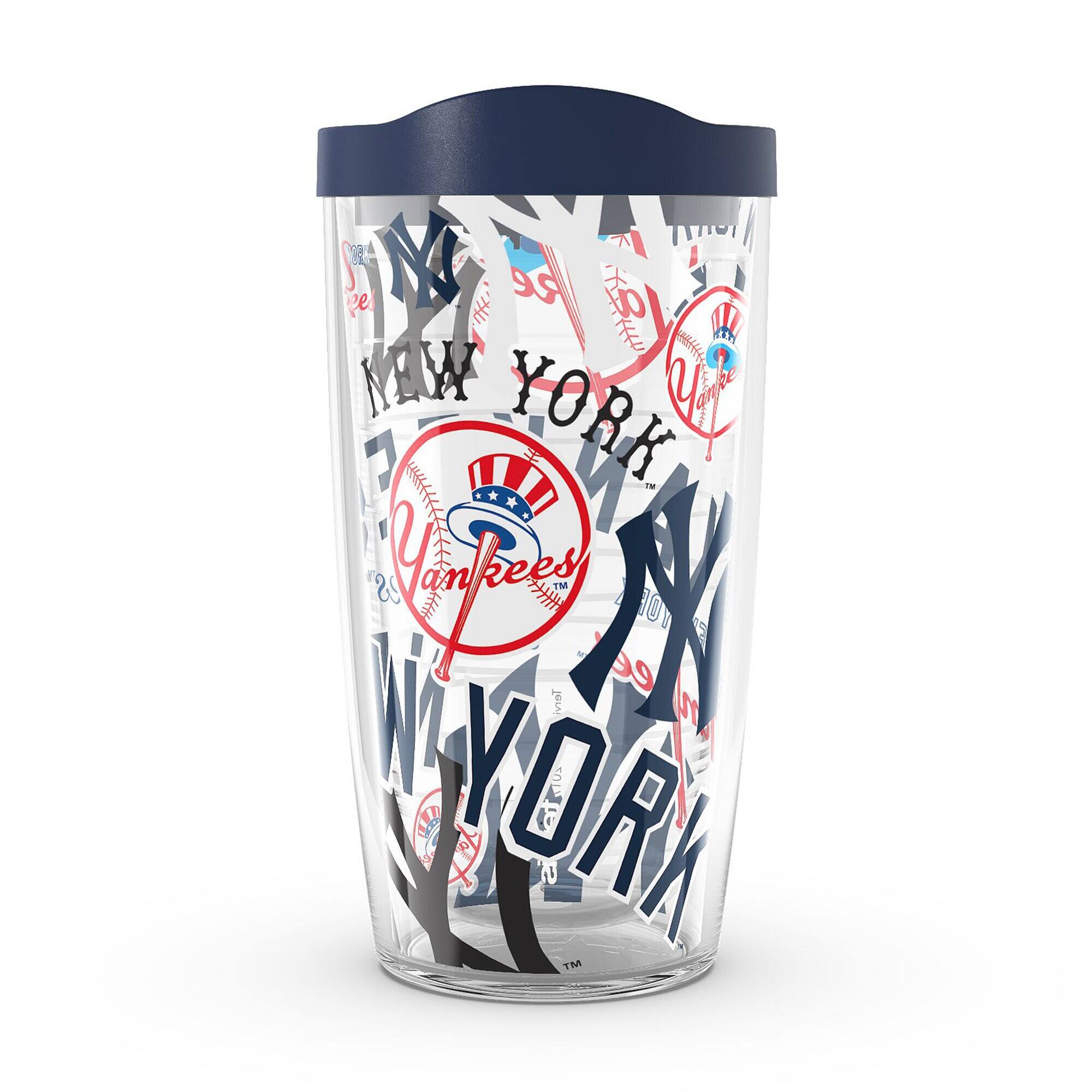 Tervis - New York Yankees 16oz. All Over Wrap Tumbler With Lid - Multicolor