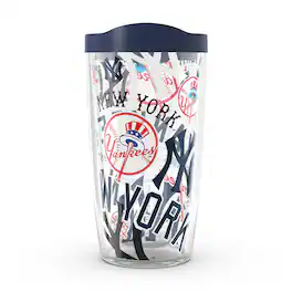 Tervis - New York Yankees 16oz. All Over Wrap Tumbler With Lid - Multicolor
