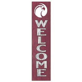 Jardine - Seattle Pacific Falcons 12" x 48" Welcome Outdoor Leaner - Maroon