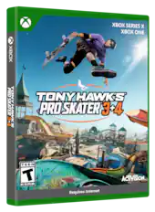 Xbox Series X, Xbox One, Tony Hawk's Pro Skater 3+4, Teen Rated, ESRB, Requires: Internet, Activision.