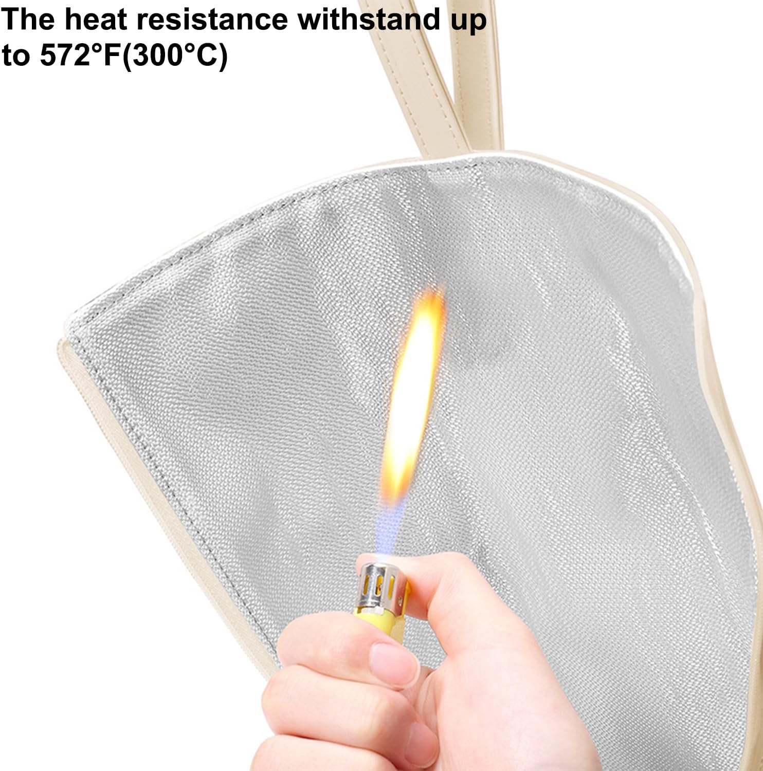 The heat resistance withstand up to 572°F (300°C) 572°F