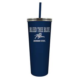 Great American Products - Jackson State Tigers 24oz. Rally Cry Skinny Tumbler - Multicolor