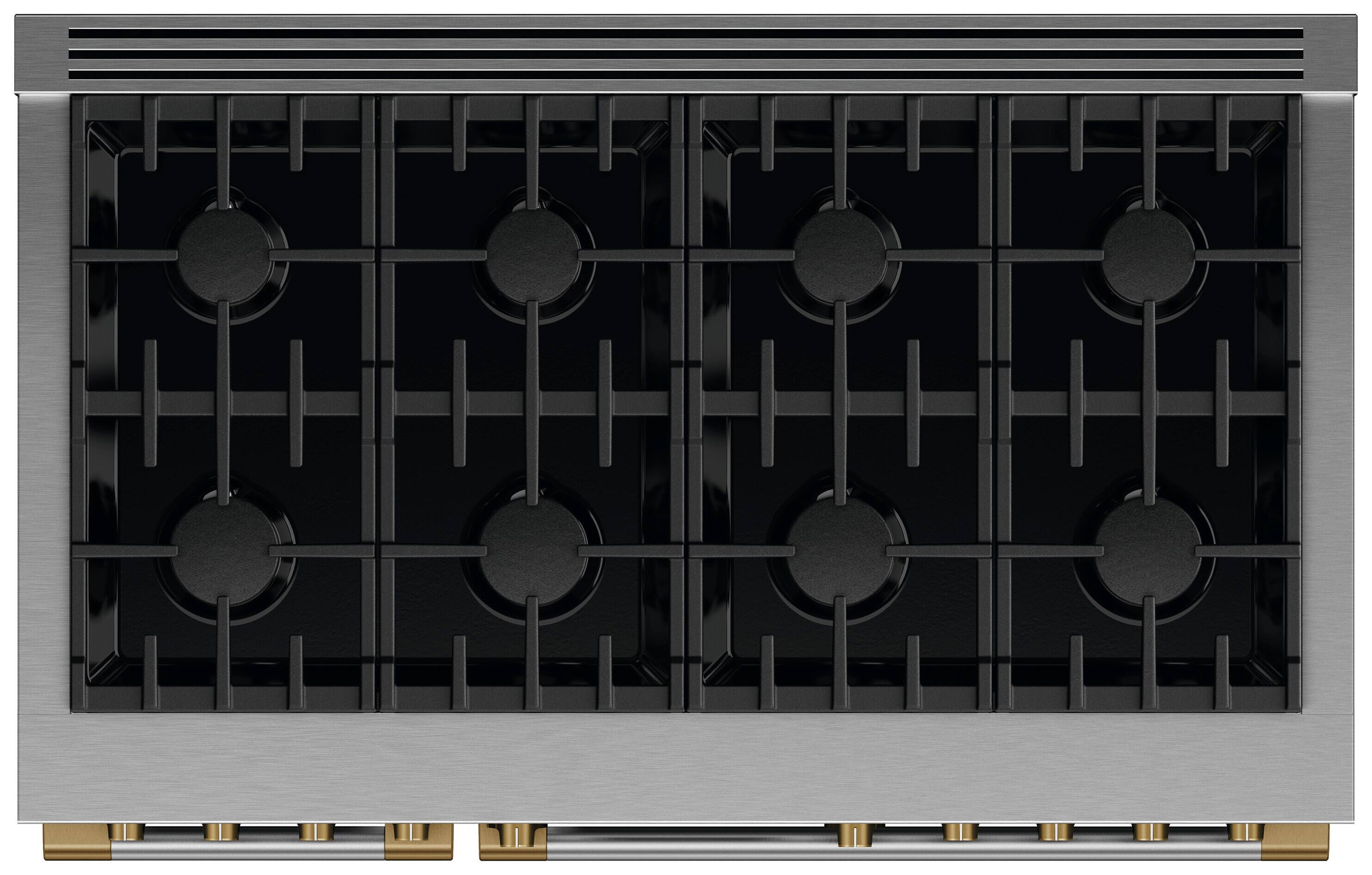 Alt View 17. Fisher & Paykel - Pro Range Dial Kit, 48", Hybrid - Compatible with RHV3-484 - Brass.