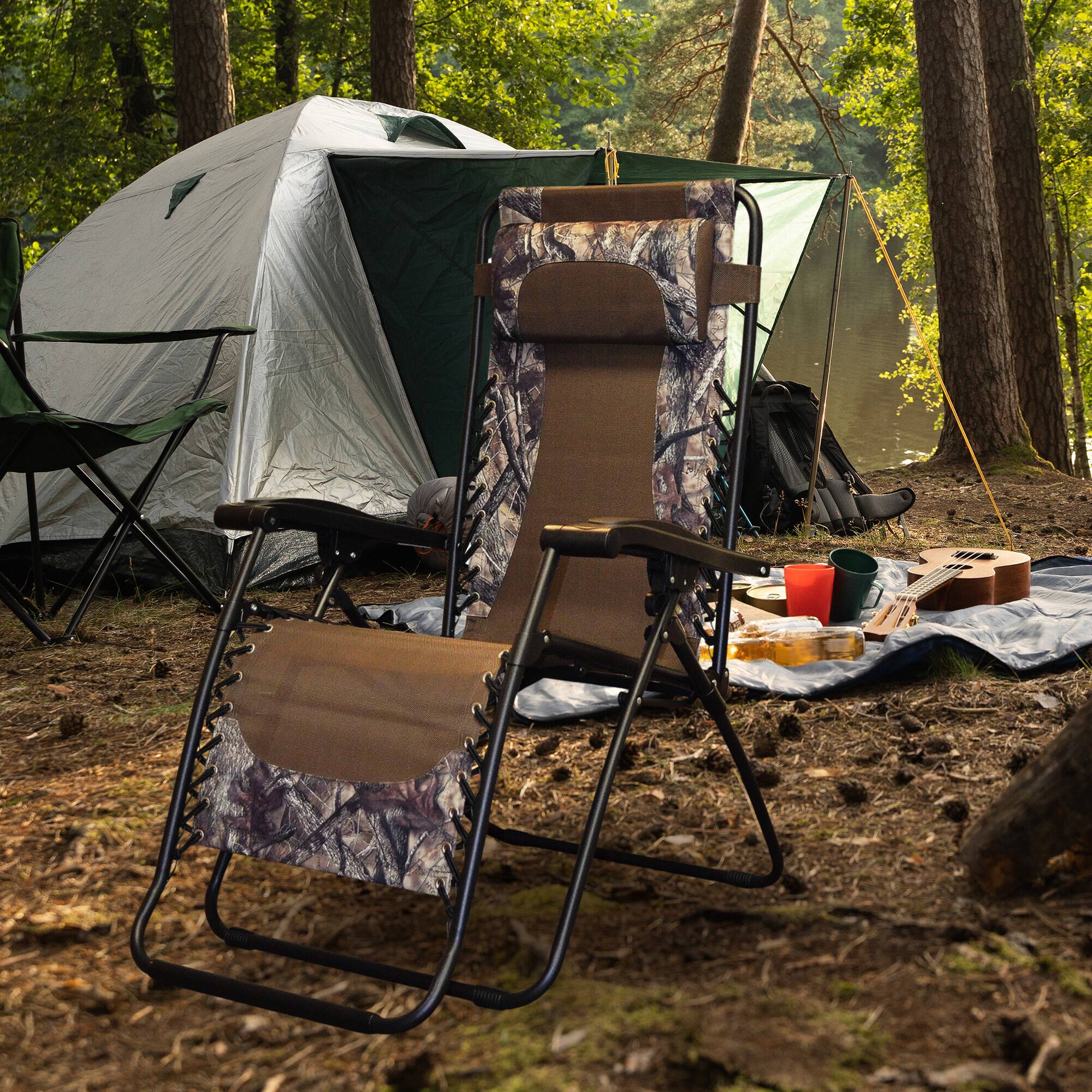 Alt View 3. Caravan Canopy - Caravan Canopy Infinity Zero Gravity Steel Frame Patio Deck Chair, Camouflage - Camouflage.