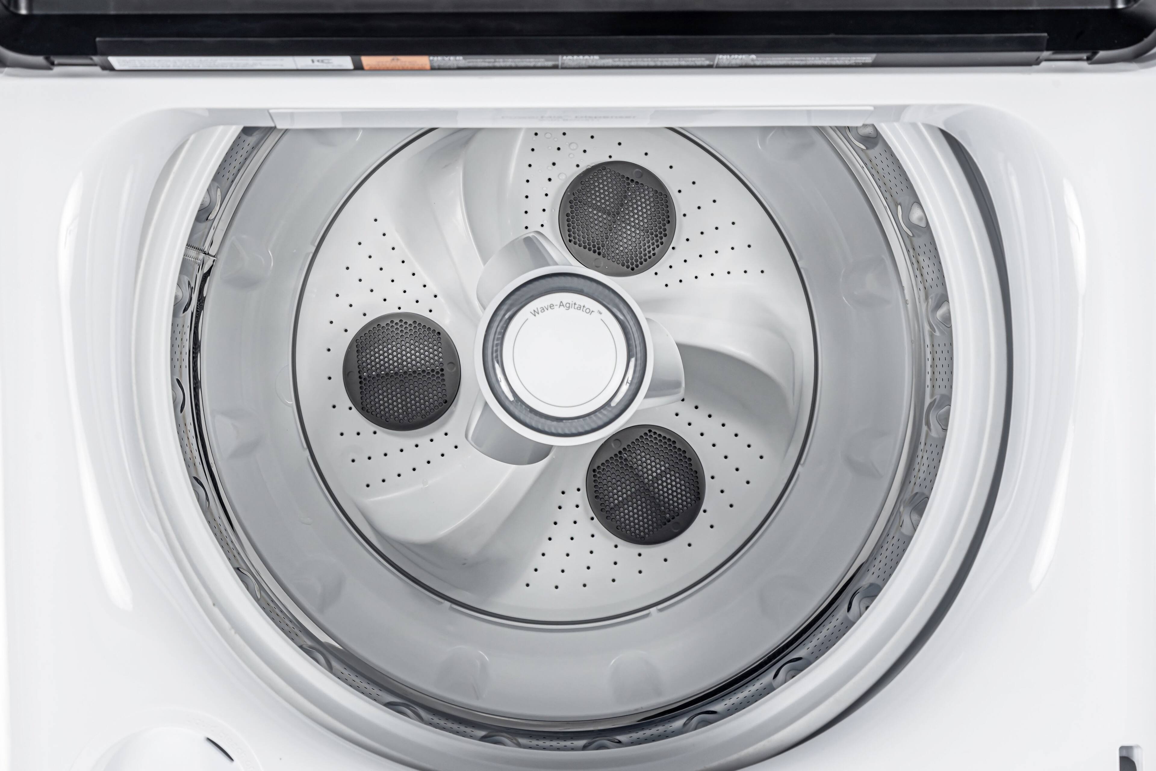 Alt View 5. Midea - 4.4 Cu. Ft. Top Load Agitator Washer with PowerMix Spray - White.