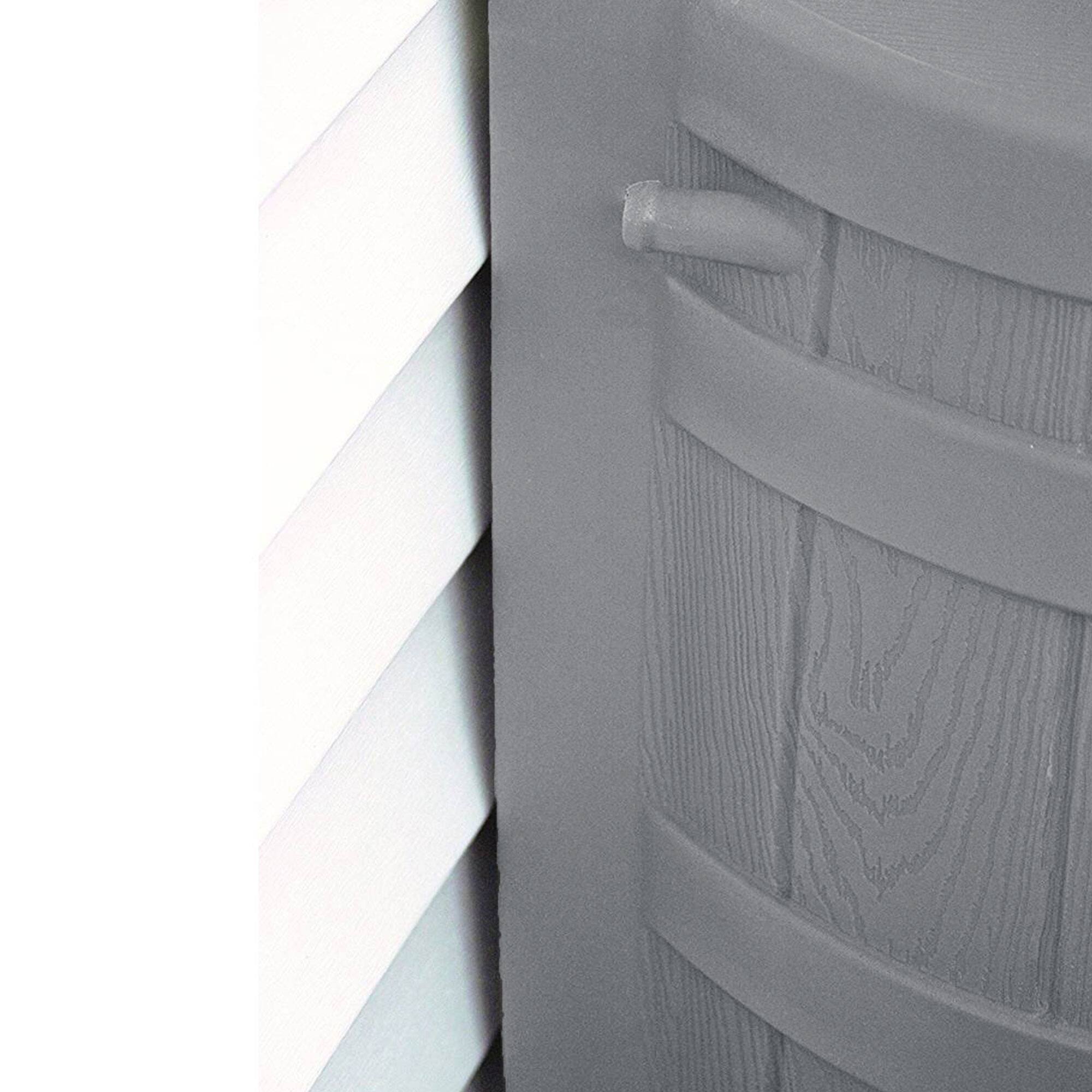 Alt View 7. Good Ideas - Good Ideas RW50 Rain Wizard 50 Gallon Plastic Rain Barrel Water Collector, Gray - Gray.