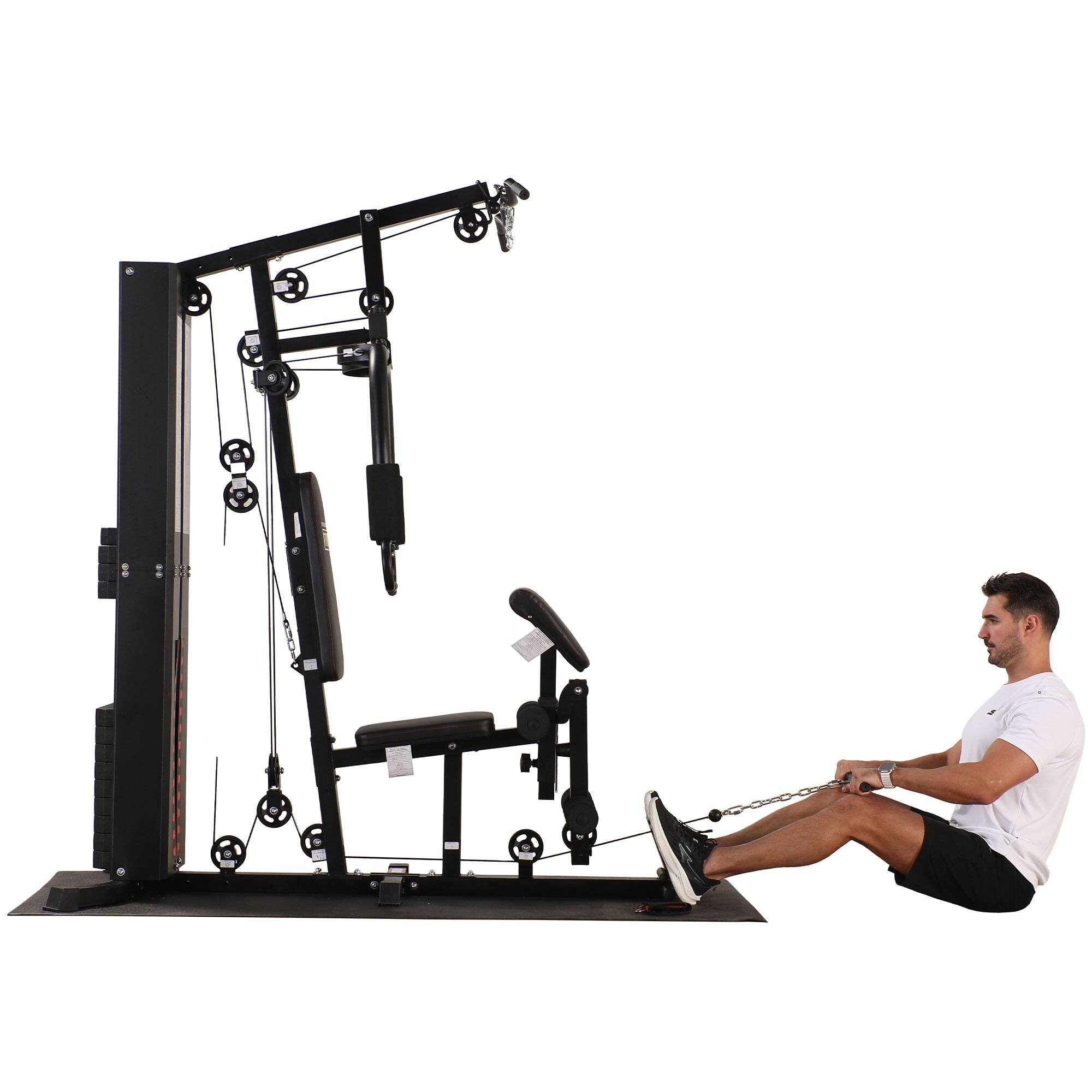 Alt View 7. BalanceFrom Fitness - BalanceFrom Multifunctional Home Gym Workout Station Strength Training Equipment - Black.