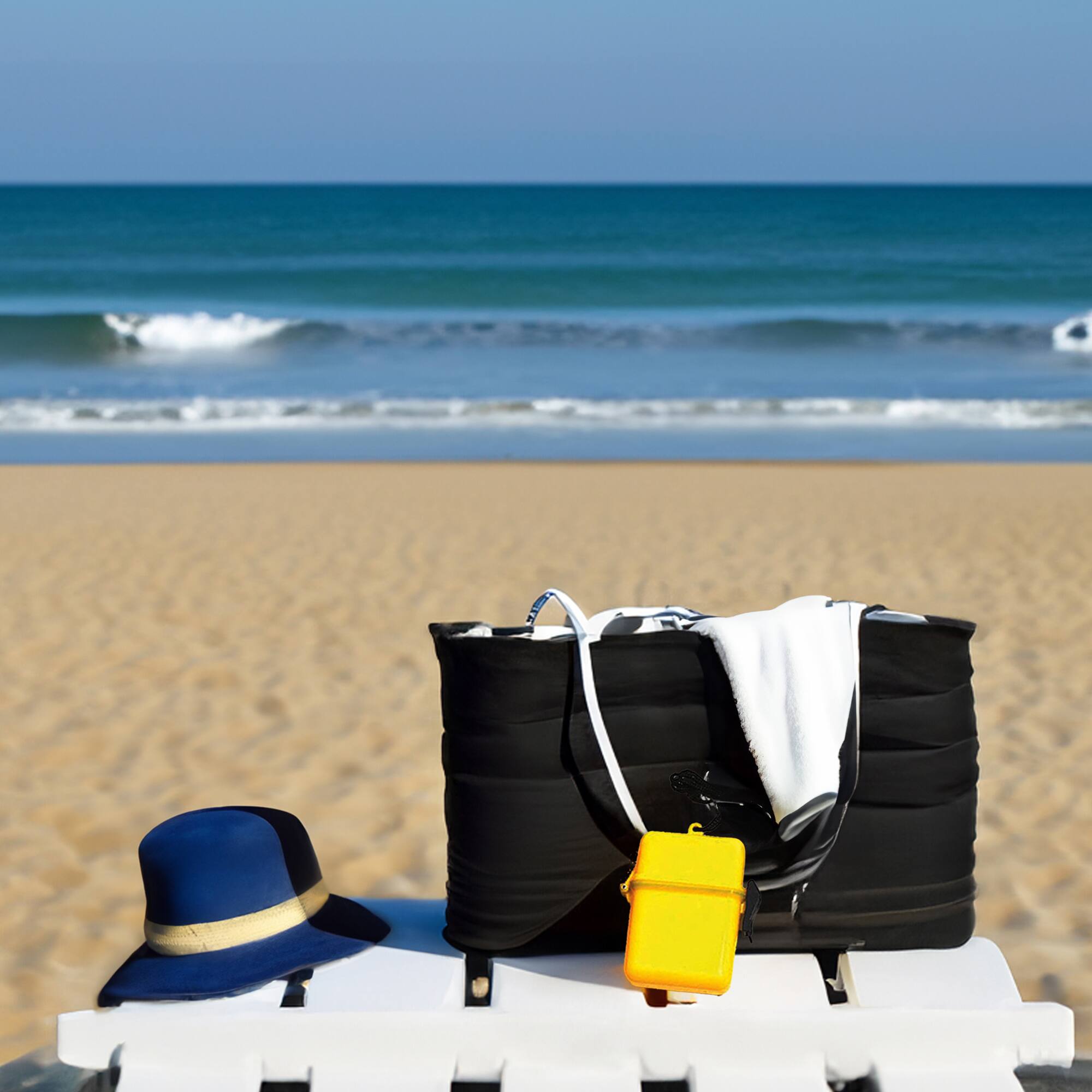 Swim Central - 4.5" Waterproof Swimming Pool Beach Accessory Case - Yellow