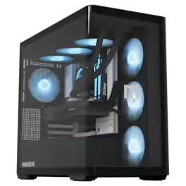 MAINGEAR - Zero Platinum Gaming Desktop - NVIDIA GeForce RTX 5070 - AMD Ryzen 7 7800X3D - 32GB DDR5 - 2TB NVMe SSD - Black